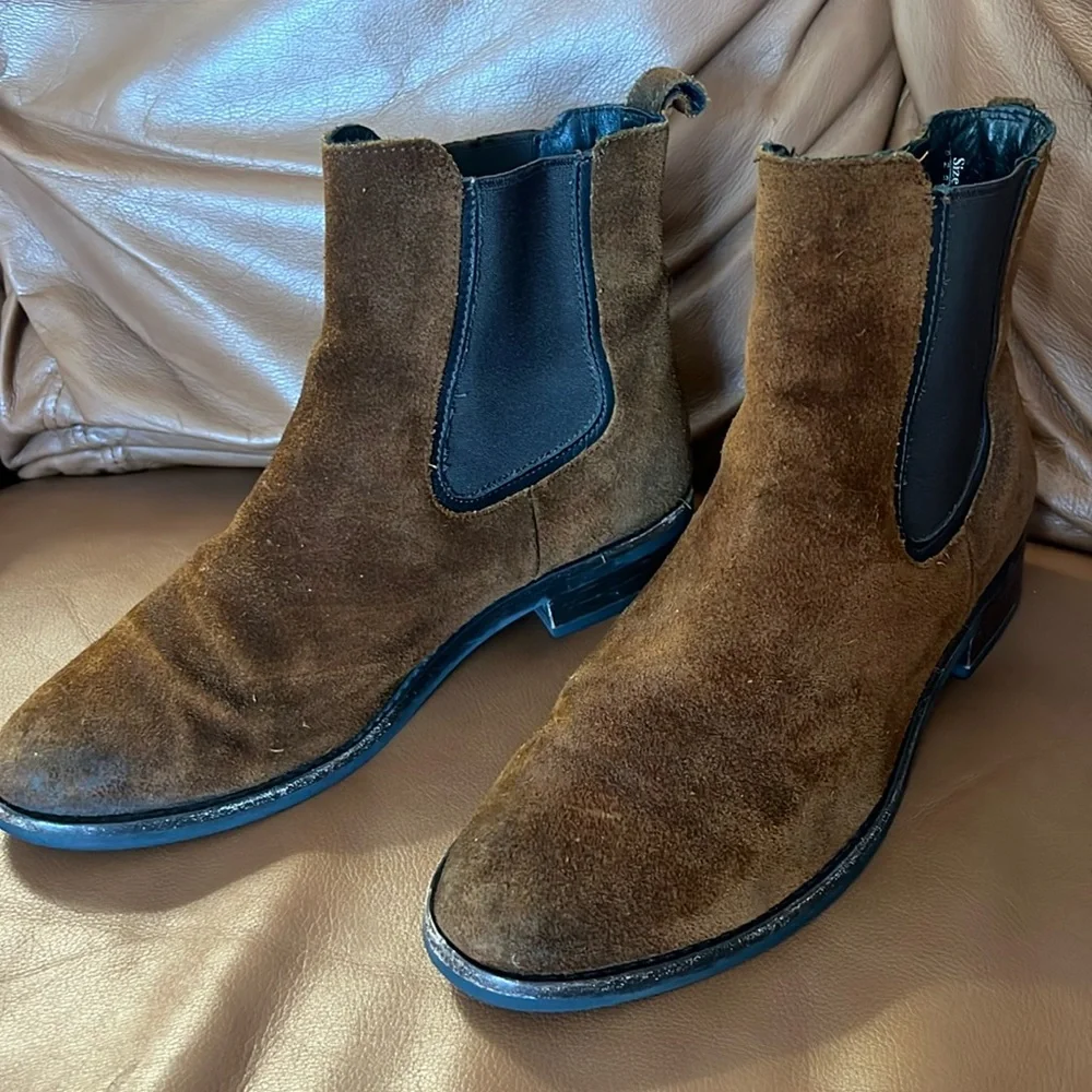 Thursday Boot Co. Brown Leather/Suede Boots Size 7.5 women’s - Picture 13 of 15